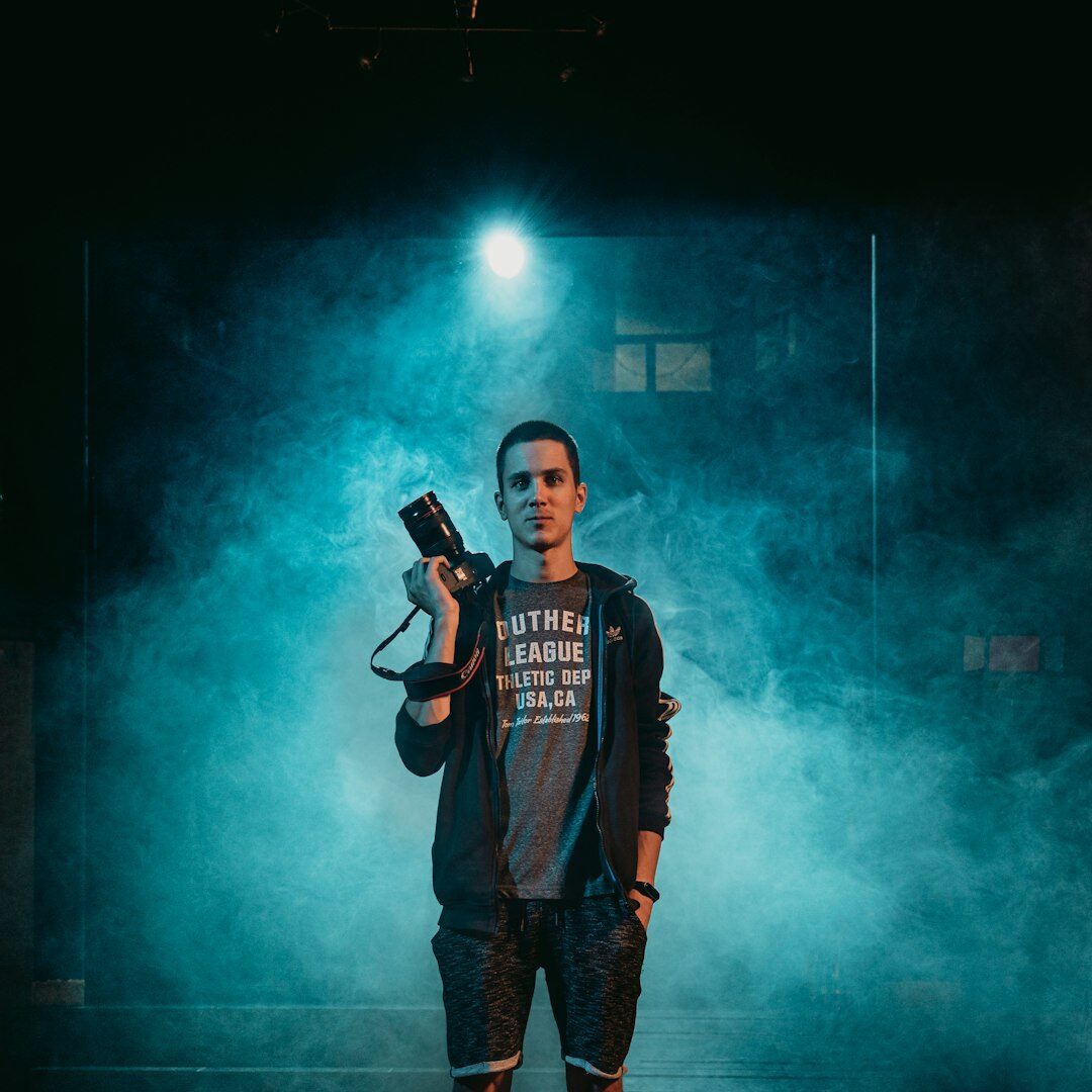Portrait of a male livestream production instructor